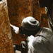 Говард Картер на пороге гробницы Тутанхамона в Долине Царей